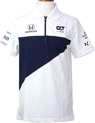Тениска Поло на мъжкия отбор Скудерия АльфаТаури Fuel For Fans 2021, Бяла