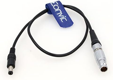 Eonvic 1Б 6pin 4 + 2-пинов dc 5,5x2,1mm Кабел захранване за камери DJI Ronin 2 Atomos Shogun Flame/Inferno Monitor (4 + 2Pin за правоъгълен