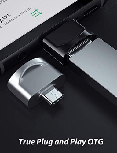 Адаптер Tek Styz C USB за свързване към USB конектора (2 опаковки), който е съвместим с вашия LG V30S + ThinQ за OTG със зарядно устройство