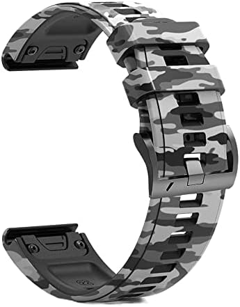 DJDLFA 26-22 мм Силикон быстросъемный каишка за часовник Garmin Fenix 7 7X6 6X Pro 5X5 Plus 3 HR MK2 Easyfit Смарт часовник на китката Correa