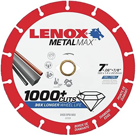Lenox 1972924 METALMAX 7 x 7/8 инча. Отрезной кръг с диамант кант