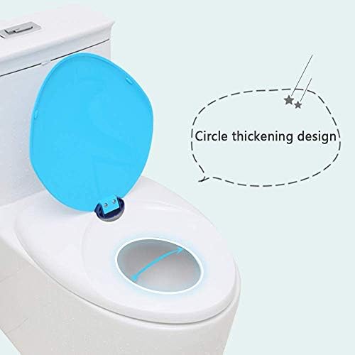 Седалка за тоалетна LIRUXUN с капак, леко се затваря, быстросъемное за лесно почистване (Цвят : E)