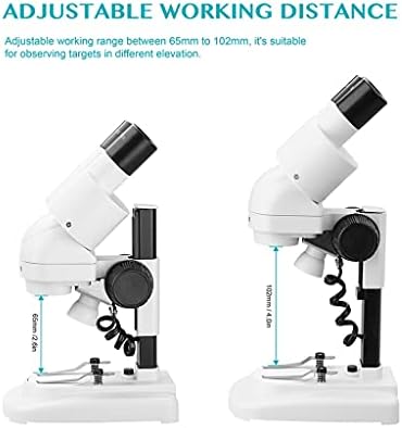 SDGH 2, 0X/40x Стереомикроскоп с Наклон 45 ° Окуляры с Наглазником Top Vision LED на PCB Saler Мобилен Инструмент За Ремонт