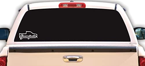 X Графика Гуанахуато Стикер Трокита Стикер На прозореца на Колата Лаптоп Vinyl Стикер Мексико Камион GTO (6 x 24, мексикански флаг)