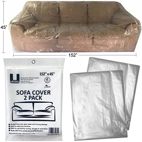 Седалките за преместване на мека мебел (2 опаковки) - 45 x 152 - Чанта за преместване и съхранение на багаж - UBOXES