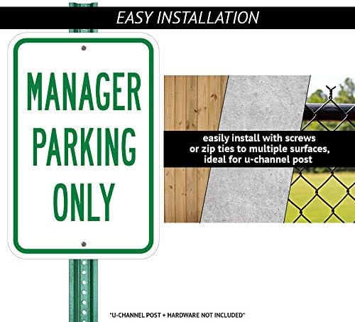 Паркинг за 60 минути - Безплатен паркинг на нощ забранени | Паркинг знак от толстостенного алуминий с размери 18 X 24, защитен от ръжда
