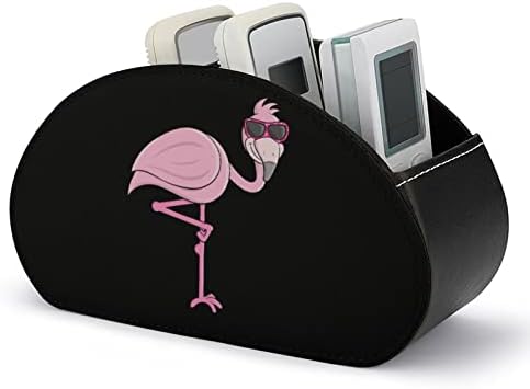 Сладък Слънчеви Очила Flamingo TV Притежателя на Дистанционното Управление с 5 Отделения От Изкуствена Кожа Организатор Тенис на Кутия