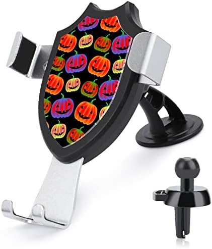 Цветни Тиква Автомобилен Интериор Телефон Определяне на отдушник Клип на Притежателя на Мобилен Телефон, Регулируема, за да Смартфон
