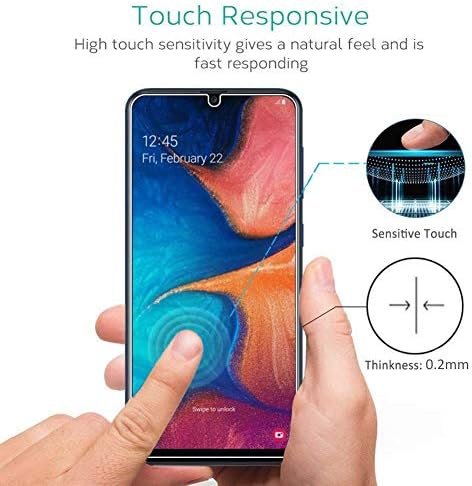 [Комплект от 3 теми] Защитен слой от закалено стъкло за Samsung Galaxy A20 / A30 / A50 (прозрачен)