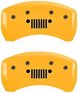 Капачки на челюстите MGP 4SJPLYL Жълта капачка на челюстите (комплект от 4 парчета, на предната част с надпис: задна