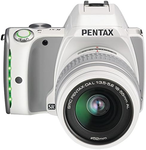 Комплект огледални обективи Pentax K-S1 с диагонал 18-55 mm и диагонал от 50-200 мм (бял)