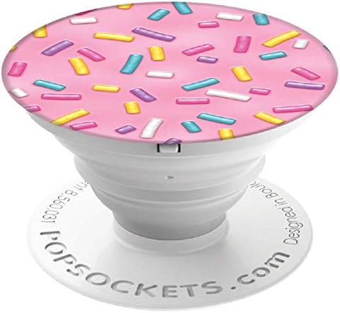 PopSockets: Сгъваема дръжка и поставка за мобилни телефони и таблети - Розови пръски