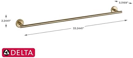 Миксер Delta 75930-CZ Trinsic За Полотенцесушителя, 30 инча, Бронз цвят Шампанско