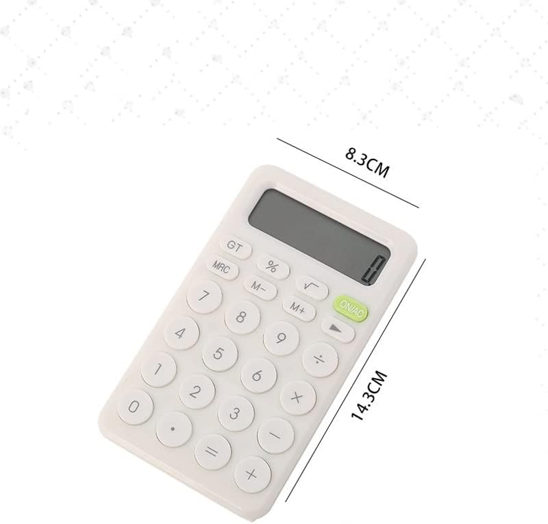 SDFGH 8-Цифрен Настолен Мини-Калкулатор Голям Бутон Финансов Бизнес Счетоводен инструмент е Подходящ за ученици (Цвят: D, размер