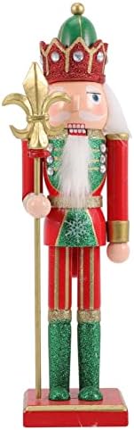 PRETYZOOM Лешникотрошачка Коледни Фигурки Щелкунчика Лешникотрошачката Войник Декор Дървена Коледен Лешникотрошачката Войник за