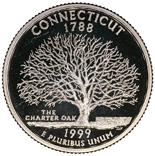 Монетен двор на САЩ с разбивка по Коннектикутском тримесечие на 1999 г.