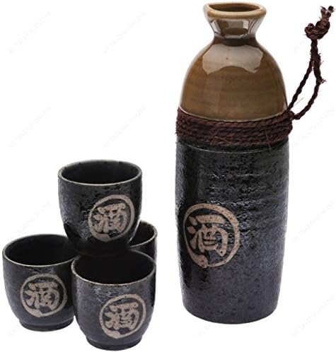 Японски Набор от саке с символ на канджи SAKE
