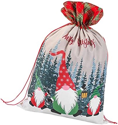BESTOYARD Подарък чанта на Дядо Коледа Коледна торбичка за подарък на съвсем малък Хартиени Пакети На Експозиции Чанта за