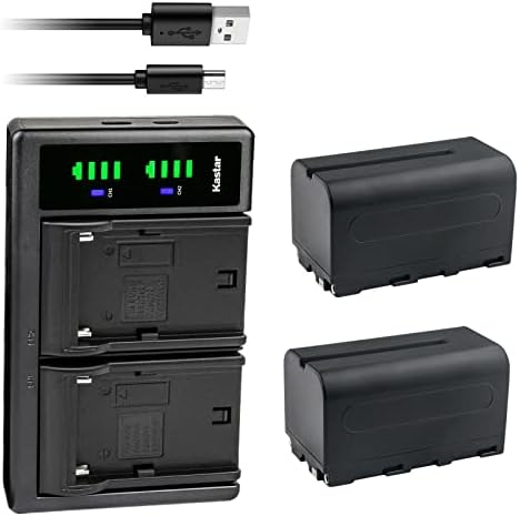 Зарядно устройство Kastar NP-F750/NP-F770 LTD2 USB е Съвместимо с полеви led монитор Lilliput A7S 7, A7S-B 7, монитор H7 7, H7S
