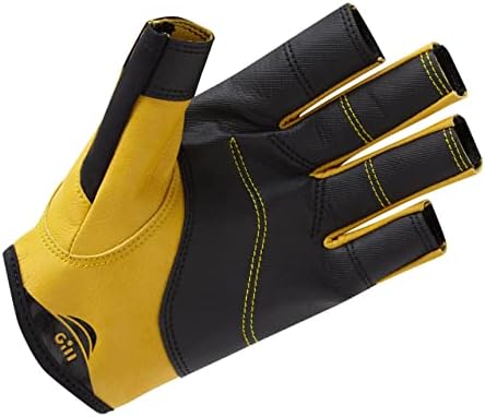 Ръкавици за плаване Гил Pro - Кратък пръст, с пръсти, с дължина 3/4 инча - Гъвкава тъкан Proton-Ultra XD & Dura-Grip