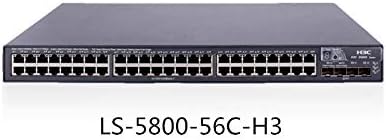Комутатор Ethernet порт за управление на мрежата H3C LS-S5800-56C-H3 48 Порта Gigabit 10G Uplink Основната Мащабируем Интелигентен