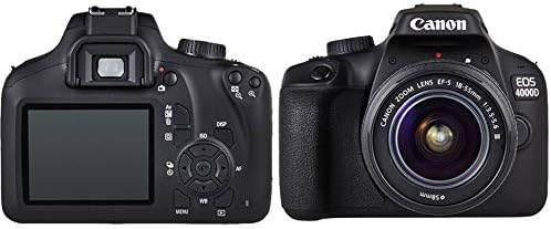 - Рефлексен фотоапарат Canon EOS 4000D с резолюция 18-55 мм / 3,5-5,6 III + набор от професионални аксесоари