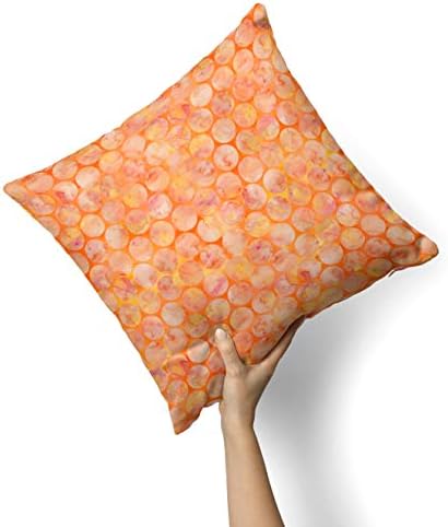 iiRov Orange В Голям Акварел Грах - Индивидуален Декоративен Начало Декор На закрито или На открито, Калъфка Плюс Набор Възглавници за