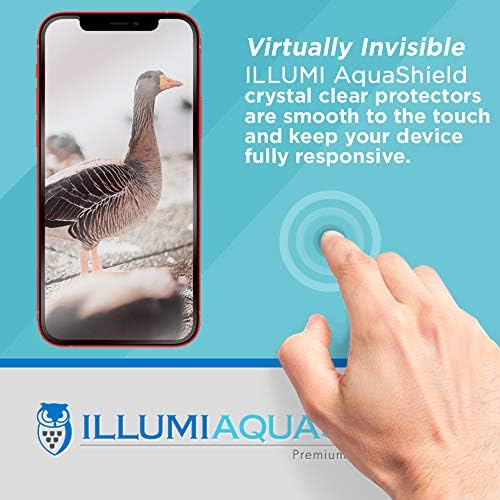 Защитно фолио ILLUMI AquaShield, което е съвместимо с Apple iPhone 12 (6,1 инча) (2 опаковки), без мехурчета, Прозрачна гъвкава