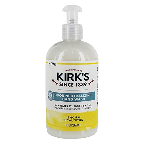 Чист сапун за ръце Kirk's с нейтрализующим миризма на течен сапун Castile В бутилка-помпе | Овлажняващ Средство за измиване