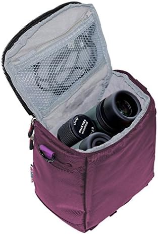 Чанта-калъф за бинокли Navitech Purple с водоустойчив покритие, съвместимо с бинокъл Nikon Action Extreme