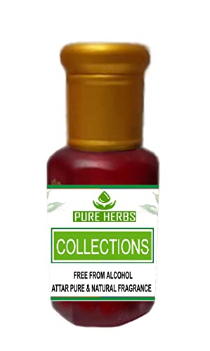 Pure Herbs COLLECTIONS ATTAR Без Алкохол За мъже, Подходящ за специални случаи, партита и ежедневна употреба 3 мл