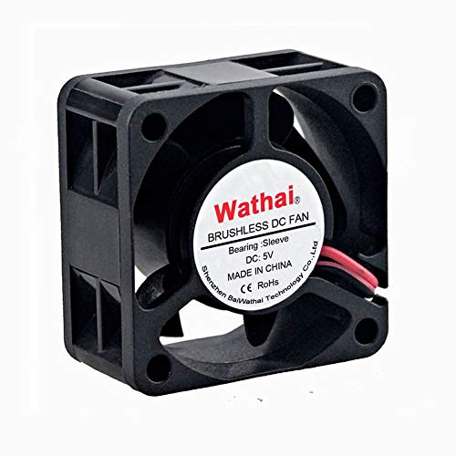 Wathai 40 mm x 40 mm x 20 mm 5 В 2Pin DC Корпус на Вентилатора Бесщеточный Вентилатор за Охлаждане