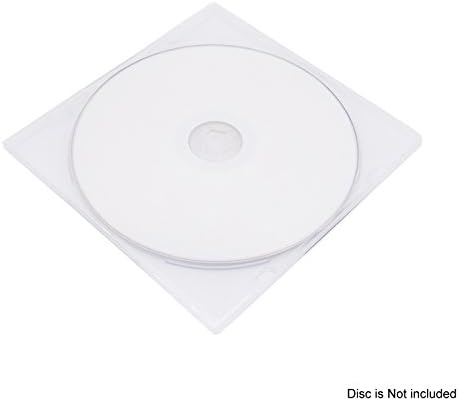 Здрав калъф за cd-та Maxtek 5,2 мм, фини единични прозрачна седалка от полипропилен полипластика, 50 опаковки.