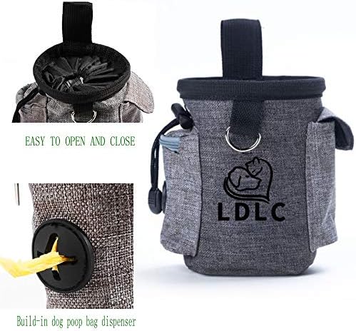 Чанта за лакомство за кучета LDLC, чанта за куче кученца с клип към колана си, държач за Малки домашни любимци, Контейнер за