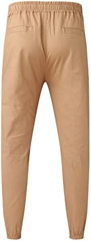 iOPQO Поролоновые Спортни Ежедневни джобовете на съвсем малък с цип, Мъжки Панталони, Панталони с висока талия, Мъжки Панталони,