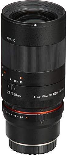 Макро обектив Rokinon 100mm f/2.8 за Nikon с затваряне на F, Nikon D800E, D810, D810A, D850 и други огледално-рефлексни фотоапарати