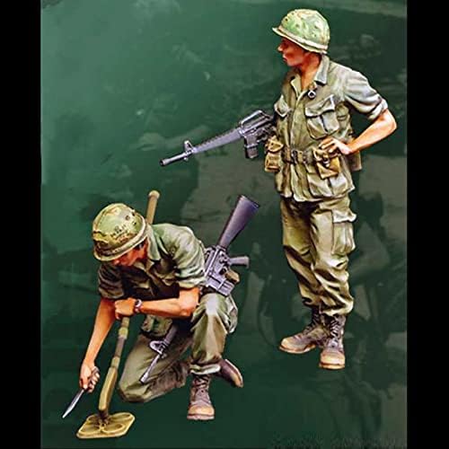 Goodmoel 1/35 Комплект войник-модели от смола Инженерно-проучване на корпуса на САЩ след Втората световна война (2 човека) / В разглобено формата