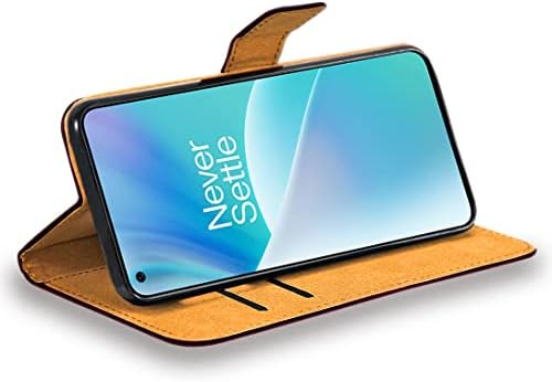 Калъф WenTian за OnePlus Nord CE 2 Lite 5G, калъф CaseExpert® от естествена кожа с красива фигура, флип-надолу чанта-портфейл,