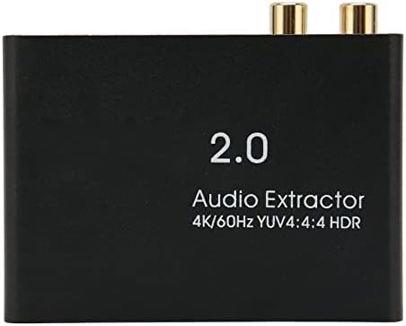 Мултимедиен Интерфейс DAUERHAFT HD Sound Extractor, Лесна Инсталация ARC Sound Return Аудио Конвертор Адаптер 4K 60Hz за преносим