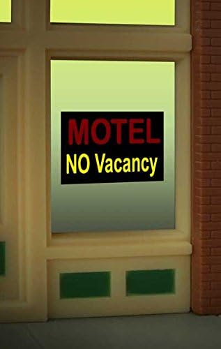 Табела на прозореца на мотела 8975 No Vacancy by Милър Signs