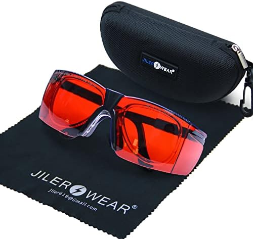 Защитни лазерни очила JILERWEAR с дължина на вълната от 180 нм-540 нм за защита на очите от лазерно лъчение 405 nm 445 нм,
