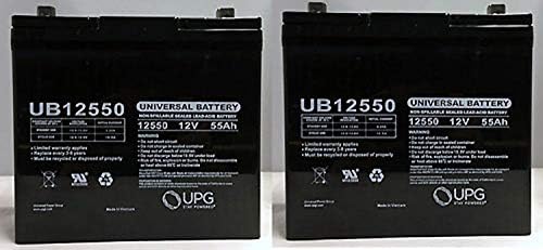 Универсална батерия UB12550GRP22NF - UB12550 (група 22NF) 12V 55AH SLA Z1 TT - 2 В опаковка