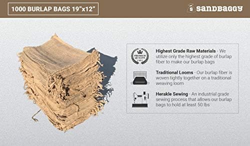 Торбичка за пясък от зебло с пясък - Размер: 12 x 19 - Торби с пясък - биоразградими (1000 торбички)