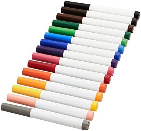 Миещ маркери Basics широка гама от 15 цвята, 10 x
