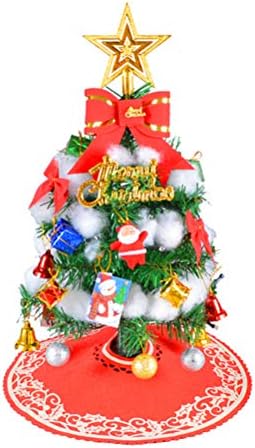 ifundom Коледна Украса 2 бр 30 см Creative-Пола за Коледно Украшение За Основата на Дървото Престилка Приключи Коледна Украса (Червен)