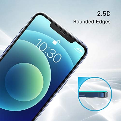 Протектор на екрана от закалено стъкло PERFECTSIGHT със защита от синя светлина, който е съвместим с iPhone 12 и iPhone 12 Pro