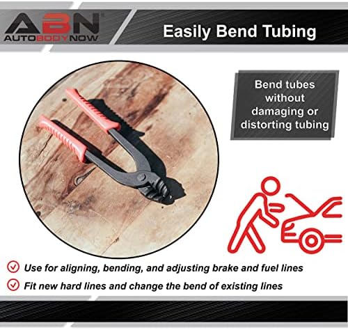 Инструмент за огъване на спирачната магистрала ABN Automotive Tubing Bender, 3/16 и 1/4 Инча - Клещи за огъване на тръби