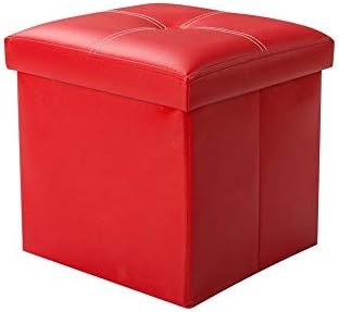 Столче за съхранение на SJYDQ Може да Седне На Пейката за Цветни Кожени обувки с Капак, Столче за Кутия за съхранение на играчки