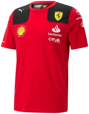 Тениска на отбора Карлос Сайнса Скудерия Ферари -2023 - Мъже - Червен