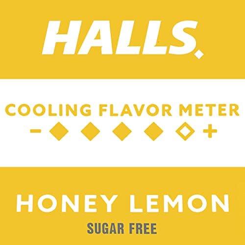 Капки за кашлица HALLS Relief, Без мед и лимон и захар, Ценна опаковка, 180 Капки